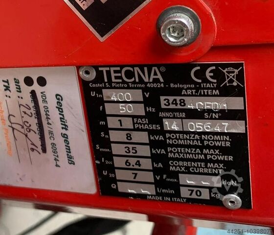 Puntlasmachine lasstation TECNA 3484