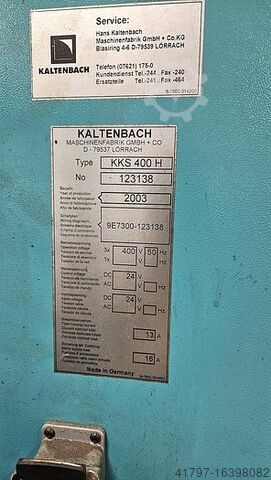 Cirkelzaag Kaltenbach KKS 400 H