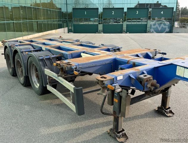 Auflieger-Wechselfahrgestell D-TEC FT-43-03V FRONT + MIDDLE + BACK SLIDER DRUM BRAK