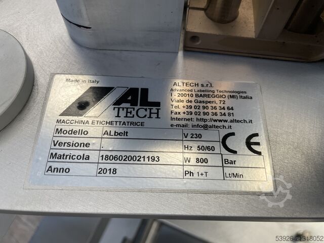 Urządzenie etykietujące ALTECH ALbelt from 2018