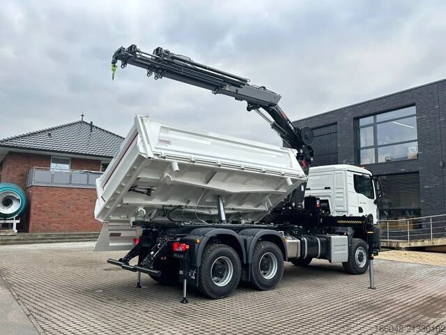 Volquete con grúa MAN TGS 33.440 MAN TGS 33.440 6x6 /3-Seiten- Kipper...