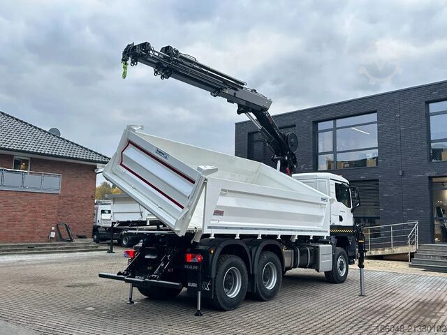 Volquete con grúa MAN TGS 33.440 MAN TGS 33.440 6x6 /3-Seiten- Kipper...