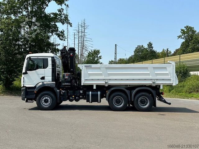 Camion-benne avec grue MAN TGS 33.440 MAN TGS 33.440 6x4 /3-Seiten- Kipper...