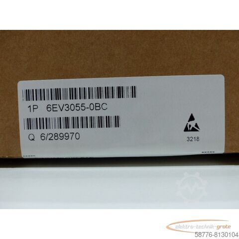 Siemens onderdeel Siemens 6EV3055-0BC Power Supply Version K generalüberholt mit 12 Monaten Gewährleistung