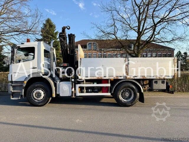 Platforma de încărcare Mercedes-Benz Axor 1824 Kran Hiab 144 D Funk / Voll Blatt / E...