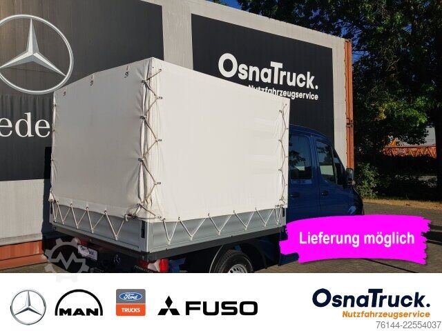 Kombi vozilo sa dvostrukom kabinom Mercedes-Benz Sprinter 215 CDI DOKA Pritsche/Plane Klima, AHK