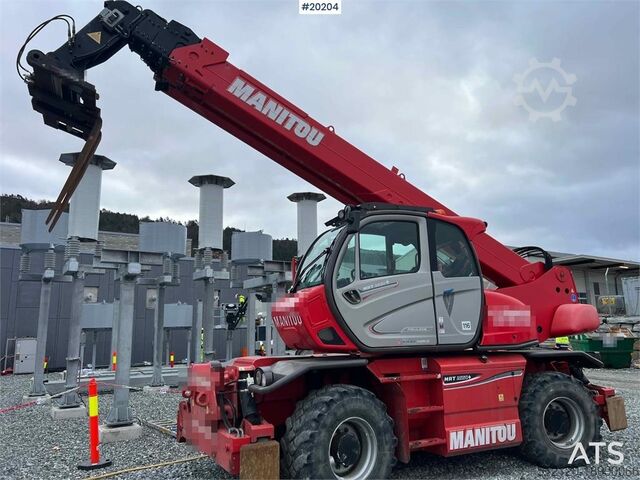 Telescooplader Manitou MRT2550+ Telescopic forklift w/ pallet forks