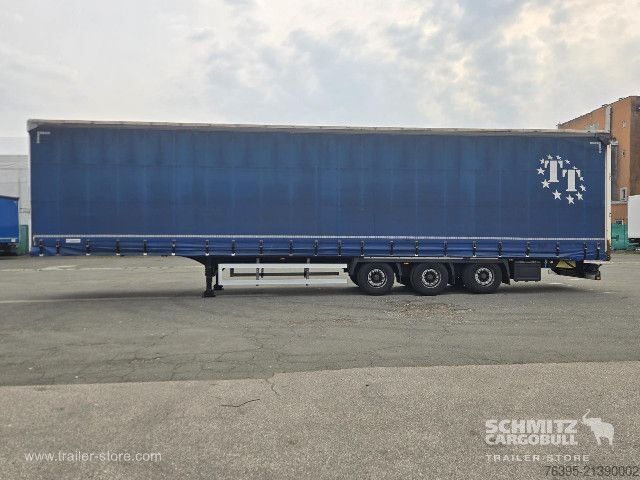 Semi-reboque aberto com lona Krone Semitrailer Curtainsider Mega