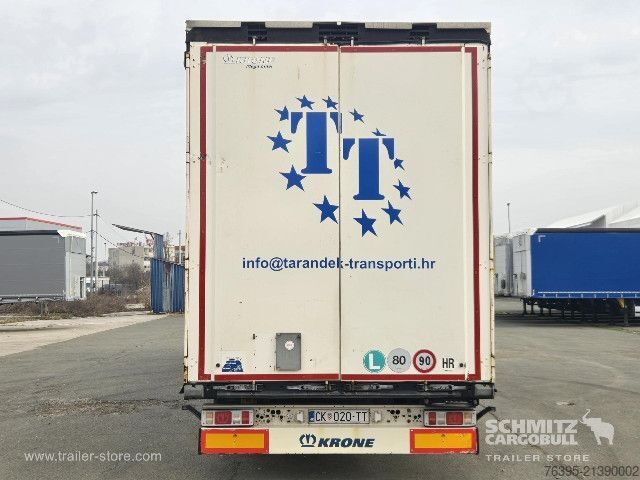 Semi-reboque aberto com lona Krone Semitrailer Curtainsider Mega