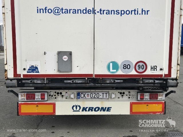 Semi-reboque aberto com lona Krone Semitrailer Curtainsider Mega