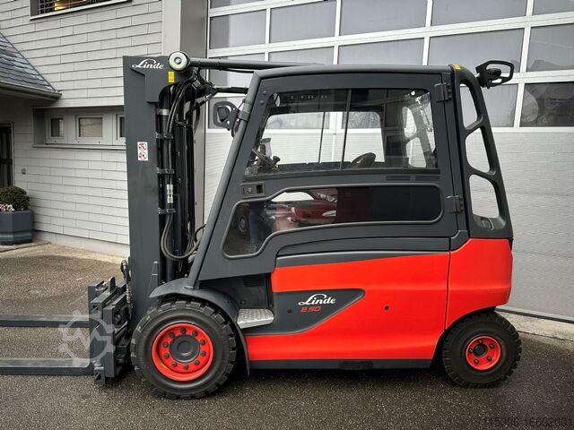 Električni viljuškar za 4 točka Linde E 50 HL-01 - CONTAINER - TRIPLEX !!