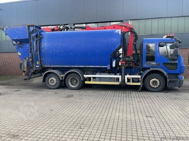 Vuilniswagen Volvo FE 340 6x2 mit Palfinger Kran
