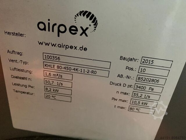 Airpex KHLE 80-450-4K-11-2-RO