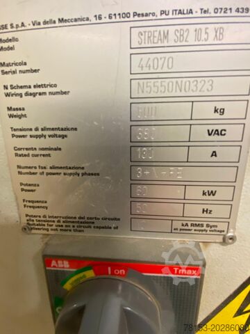 Oboustranná olepovačka hran Biesse Stream SB2 10.5XB