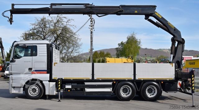 Lastbilmonteret kran MAN TGX 26.440 Pritsche 6,40 m* PK 29002+FUNK *6x4