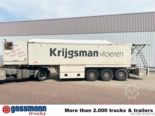 Félpótkocsi KWB, P-393-STI-R-1, 2x Lenkachse,