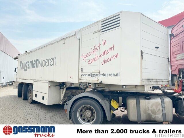 Félpótkocsi KWB, P-393-STI-R-1, 2x Lenkachse,