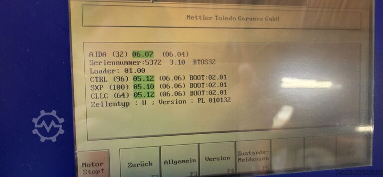 Controlador de peso S3 Garvens BF8