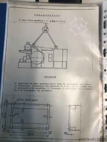 4 matrijzen - 3-slag pers ESSEBI RCF 36-R