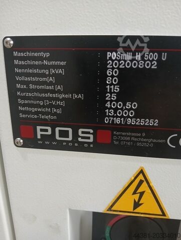 Univerzális megmunkálóközpont Posmill H500U