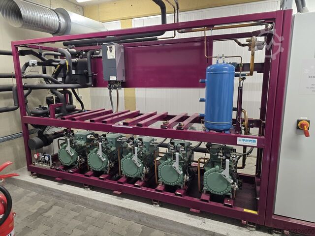 CO2-koelinstallatie voor verwerking Bitzer Guntner Teko Co2 Cooling installation
