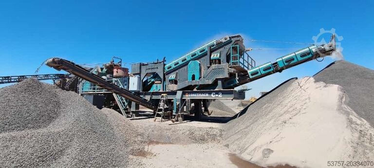 Mobiele breekinstallatie / Kaakbreker Constmach 60-80 TPH Mobil Jaw Crushing Plant