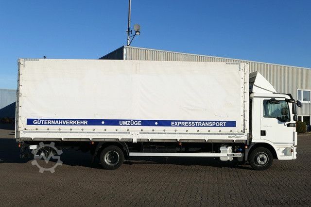 Flaklastbil med kapell MAN 12.220 TGL 4x2, LBW, Klima, 7.200mm lang, AHK