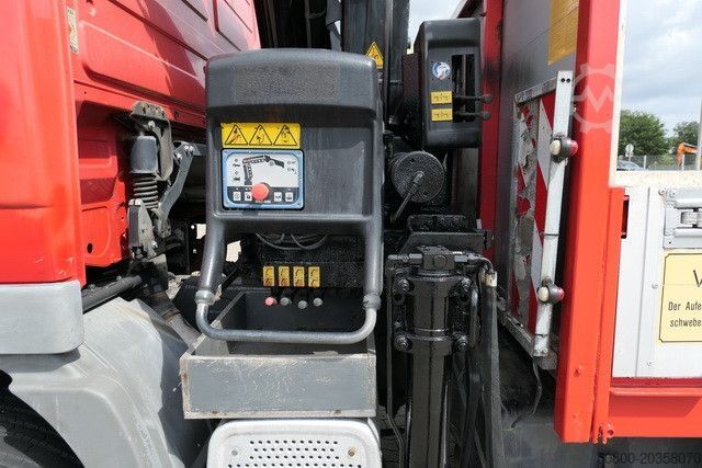 Lastbil med flak MERCEDES-BENZ 1844 L Actros 4x2, Hiab 144E-3, Funk, Voll-Luft