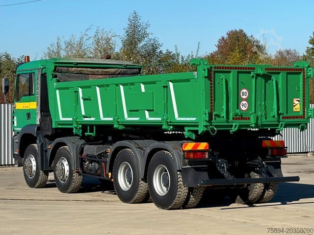 Camion benne MAN TGA 35.360 * KIPPER 6,10 m + BORDMATIC / 8x4*TOP