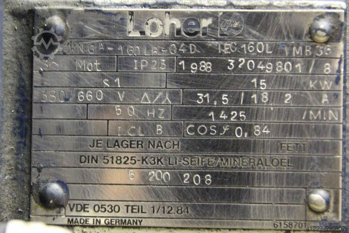 Hidraulična jedinica 15 kW/1425 rpm KraussMaffei 90-340 B