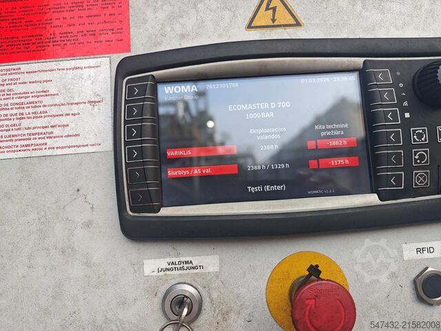 Jet de apă sub presiune înaltă Woma 550Z