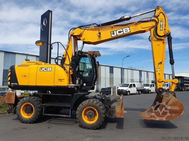 Excavadora móvil JCB JS 175 W / 2024 / nur 622h! / 1x Tieflöffel