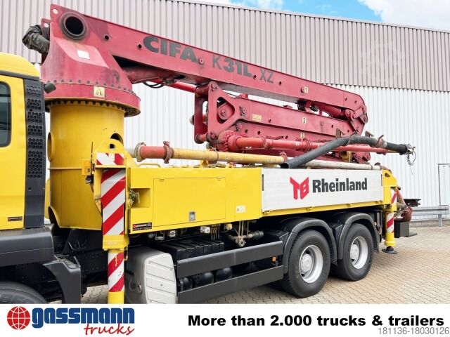 Betonpompwagen MAN TGS 33.440 6X4 BB, Betonpumpe CIFA K31L XZ, 31m