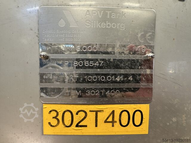 Process tanks APV MAV3000