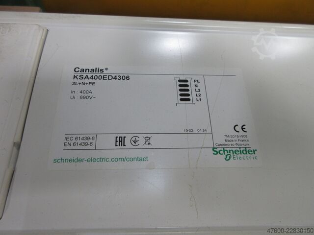 Barras condutoras, barra condutora 250A - 1000A Schneider Telemecanique KSA Stromschiene 250A 400A 630A 1000A Schienenverteiler