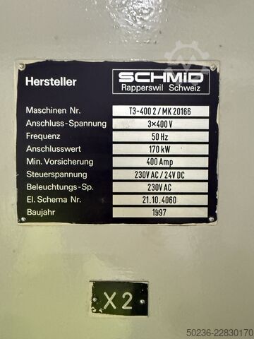 Cold forming press - rotary swaging machines SCHMID T 400