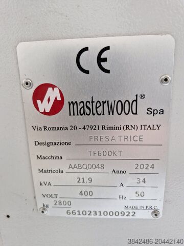 Folyamatos átmenetű megmunkáló központ MASTERWOOD MASTER DRILL TF 600KT