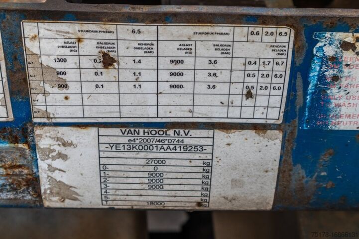 Containervervoer VANHOOL CONTAINER AANHANGER
