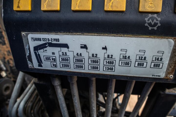 Haakarmsysteem MAN TGX 25.440 LL - HIAB 122 PRO