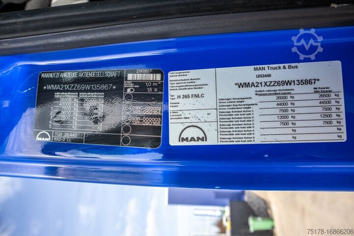 Haakarmsysteem MAN TGX 25.440 LL - HIAB 122 PRO