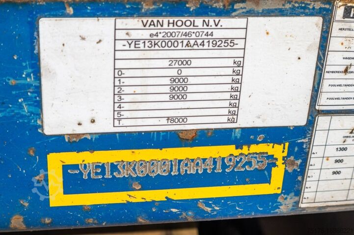 Containertransport VANHOOL CONTAINER AANHANGER