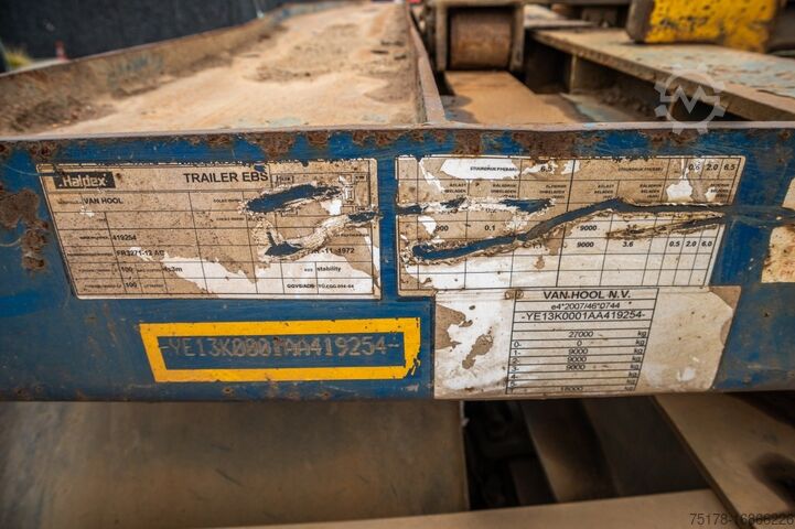 Containertransport VANHOOL CONTAINER AANHANGER