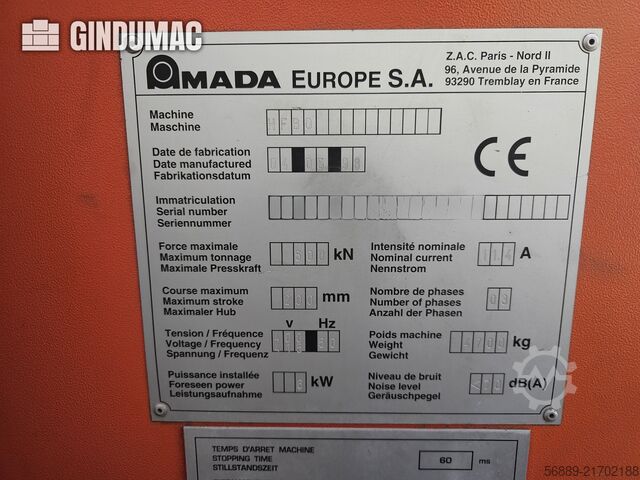 AMADA HFBO 5020 AMADA HFBO 5020