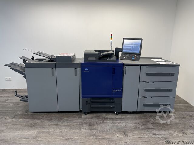 Digitális nyomdagép Konica Minolta AccurioPress C4080 incl. Fiery, booklet, paper deck