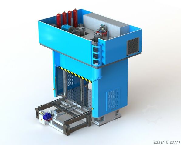 Hydraulische pers Hidrobrasil 400 Tonnen Viersäulenpresse