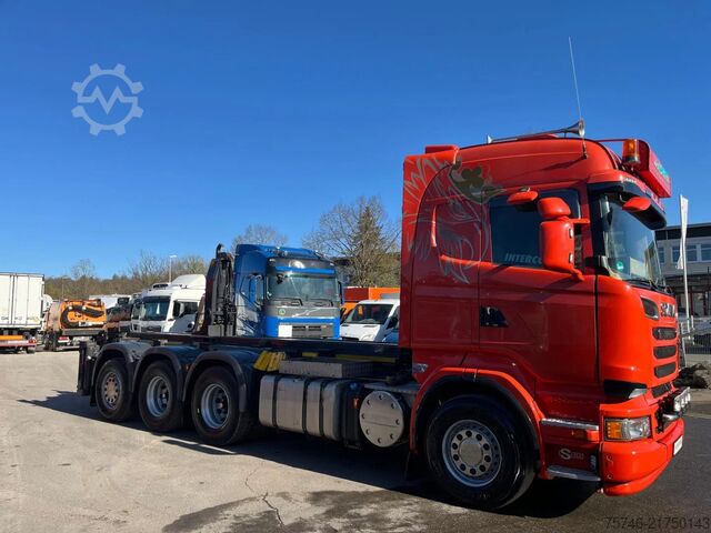 Hakenarmsystem Scania R500 R500 8x4*VELSYCON Combilift*Silosteller*Ab...