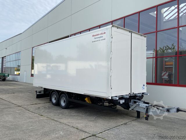 Koffer aanhanger Möslein TKO 105 D 7m weiß Tandem- Koffer, Durchladbar, -- Neufahrzeug --