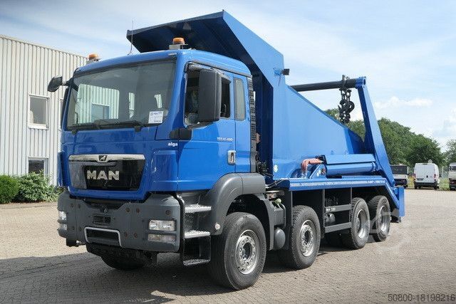 Tippbil MAN 41.480 TGS 8x4, gr. Federpaket, 37tkm, 4-Achser