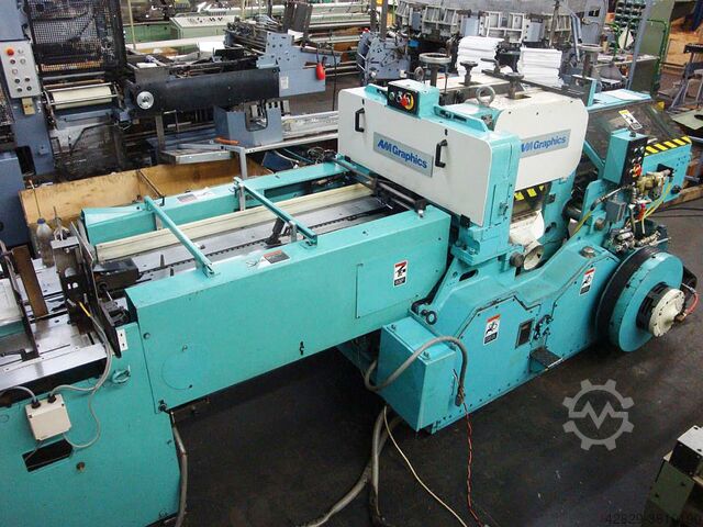 Three knife trimmer with shuttle feeder Harris Sheridan CT 325