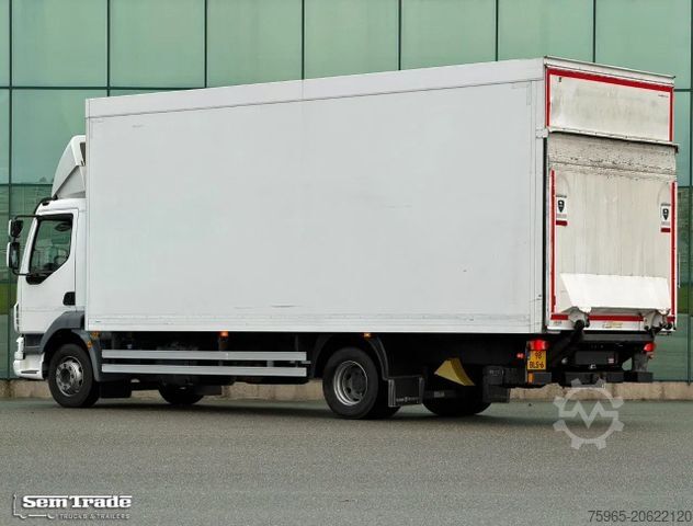 Vrachtwagen met bakwagen DAF LF 55.250 EURO 5 SCHUSTER BOX 720x250x280 CM INS
